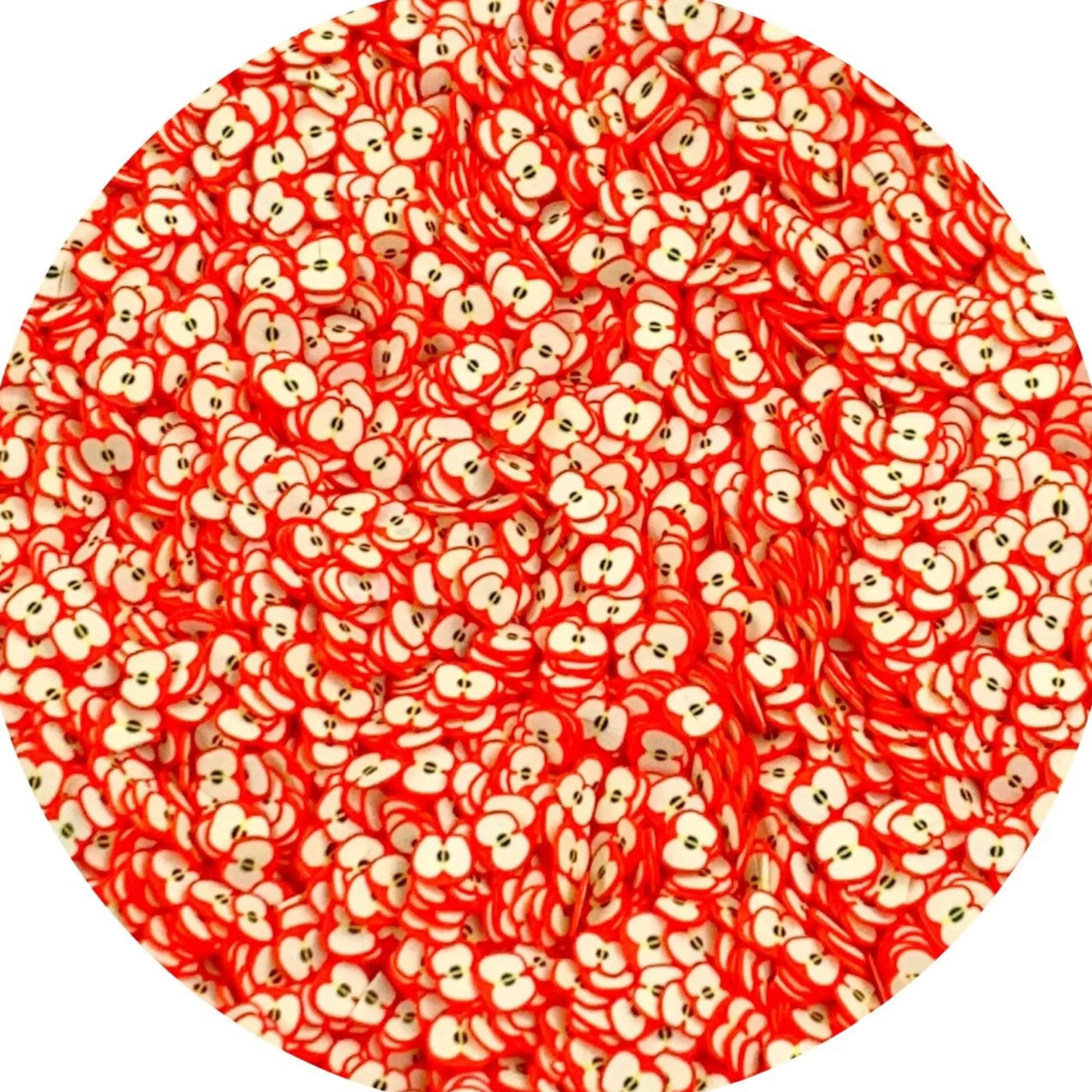 Apple Fimo Slices