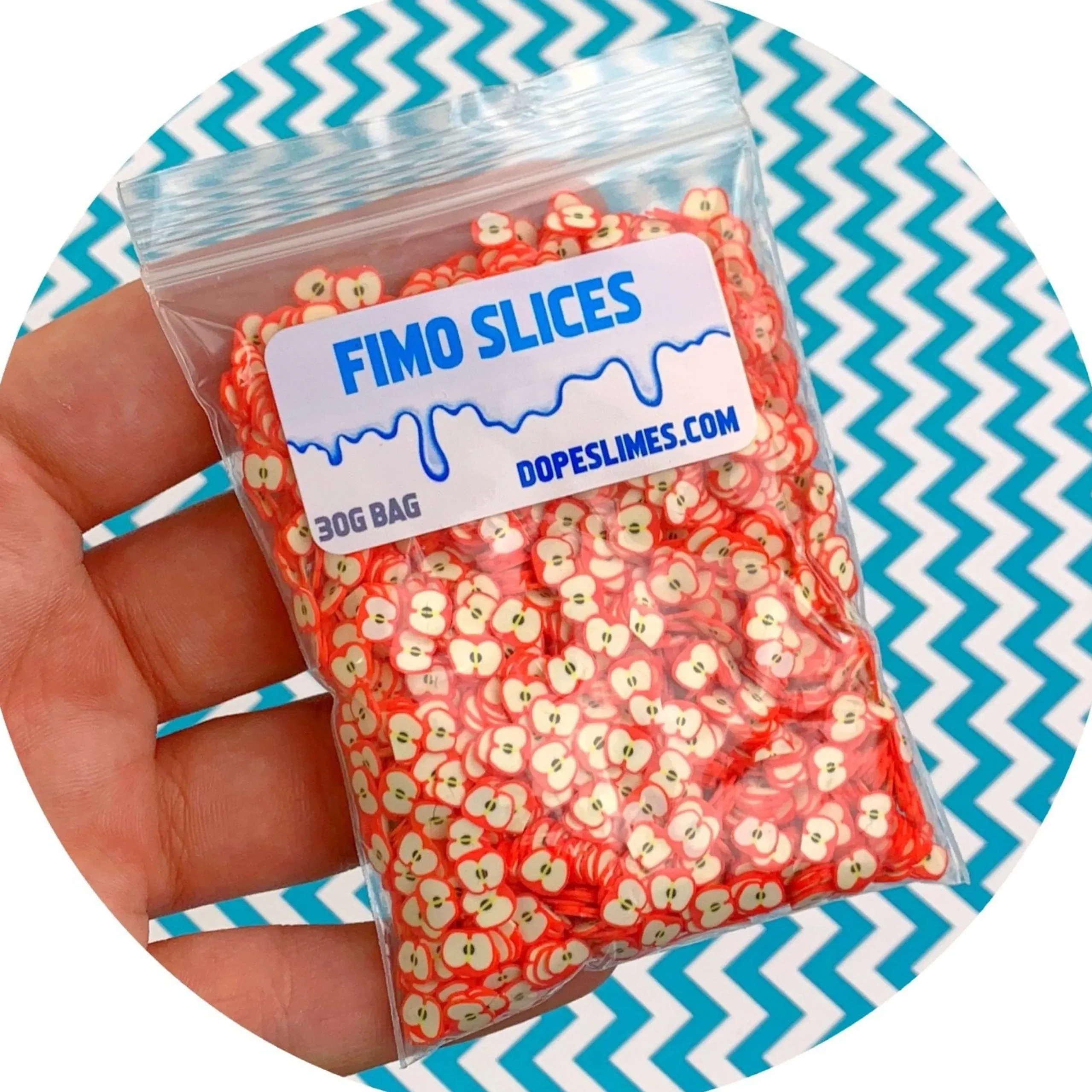 Apple Fimo Slices