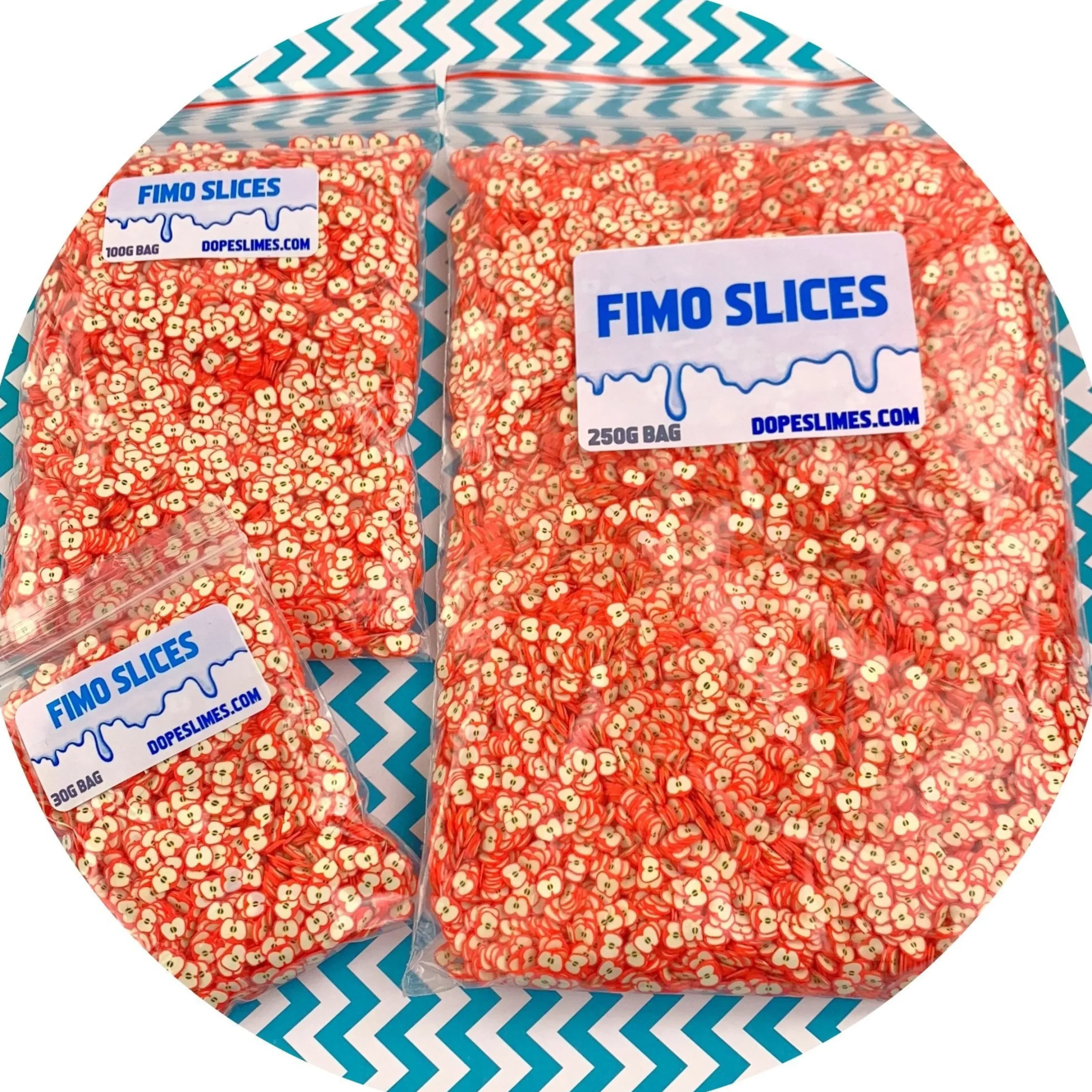 Apple Fimo Slices