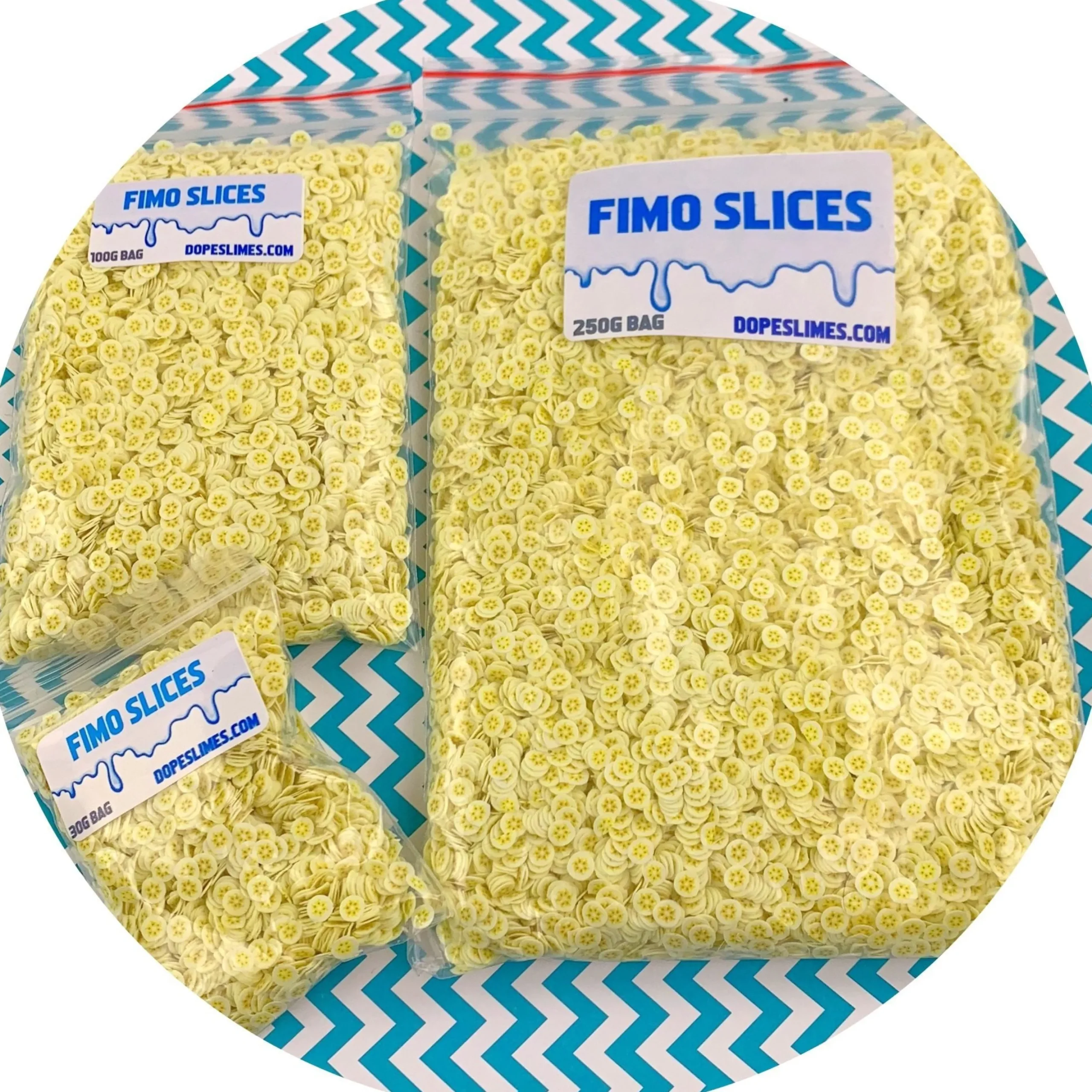Banana Fimo Slices