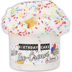 Birthday Cake Ice Cream Slime