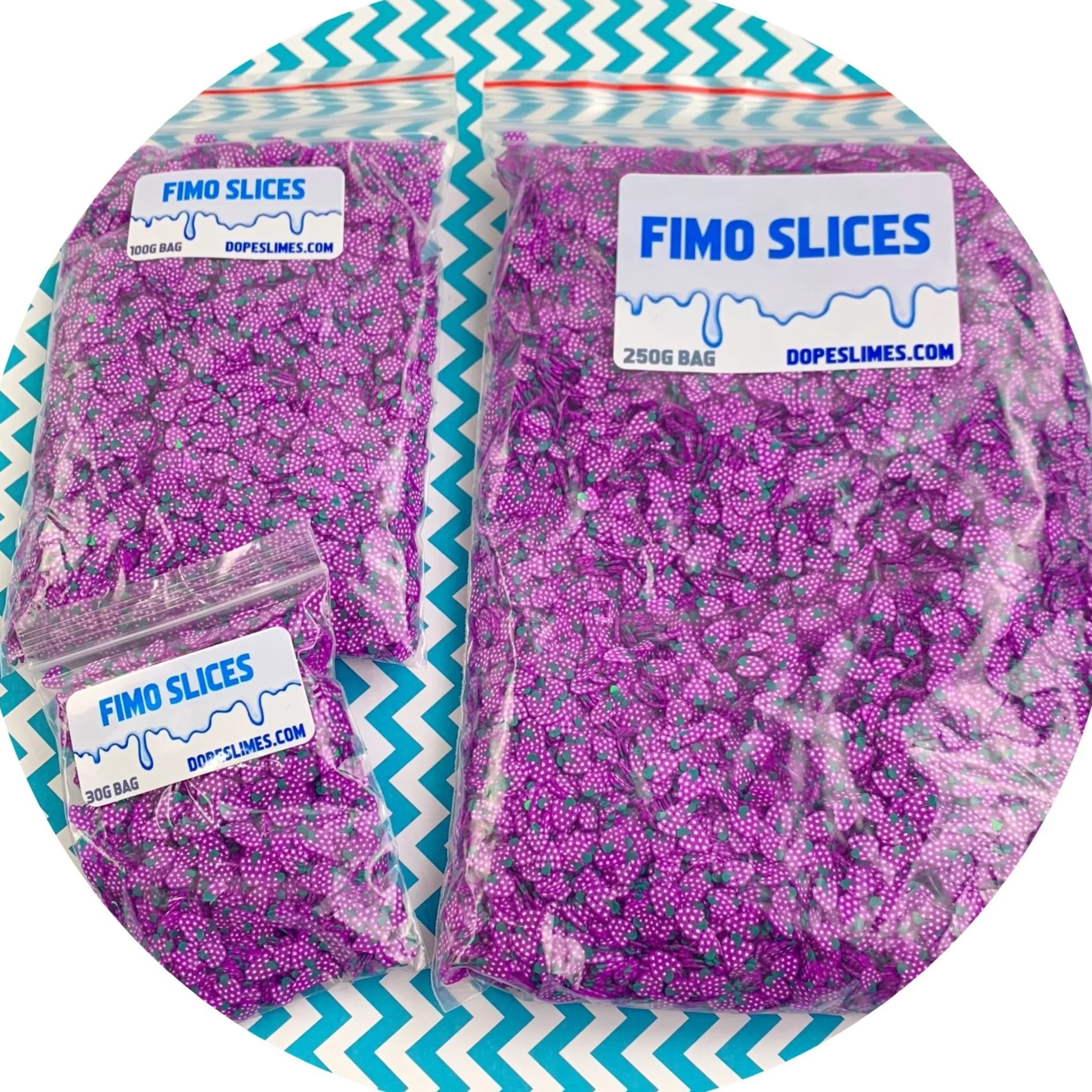 Grape Fimo Slices