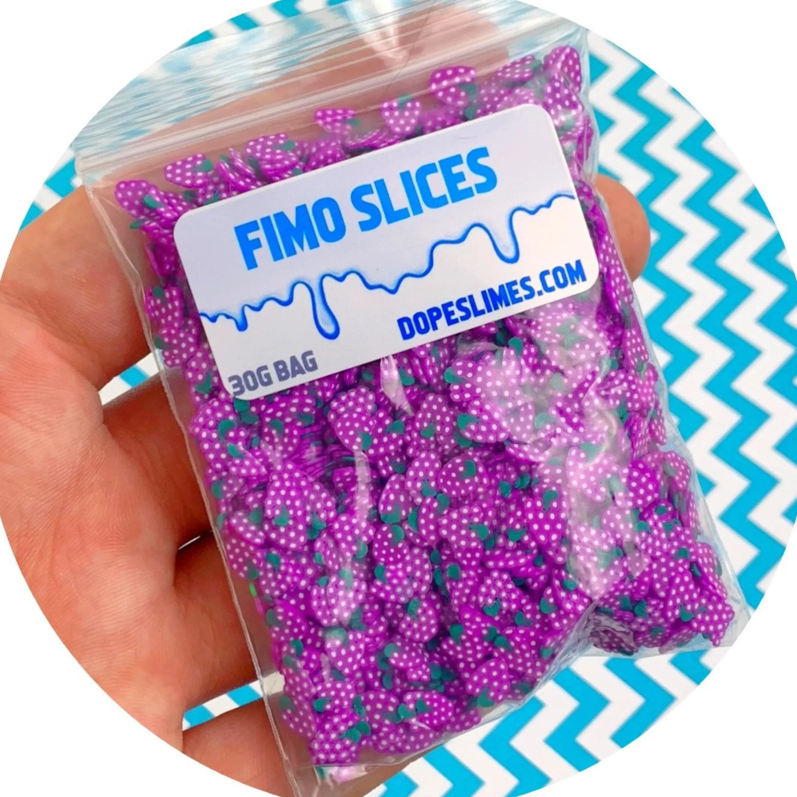 Grape Fimo Slices