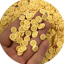 Jumbo Banana Fimo Slices