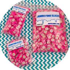 Jumbo Dragon Fruit Fimo Slices