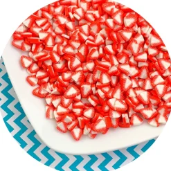 Jumbo Strawberry Fimo Slices
