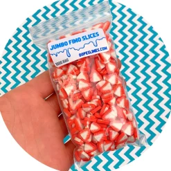 Jumbo Strawberry Fimo Slices