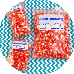 Jumbo Strawberry Fimo Slices