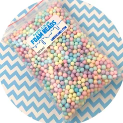 Large Pastel Foam Beads
