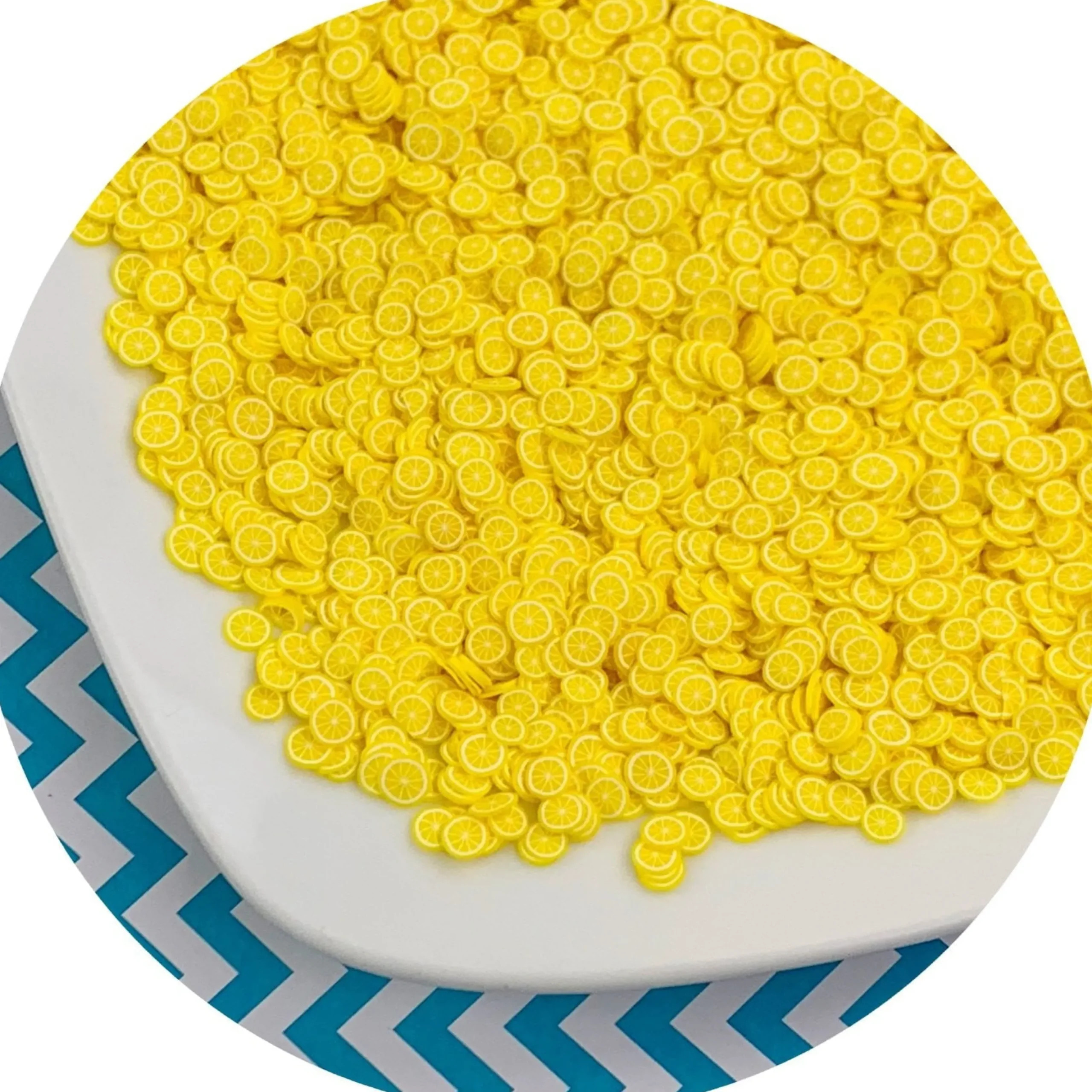 Lemon Fimo Slices