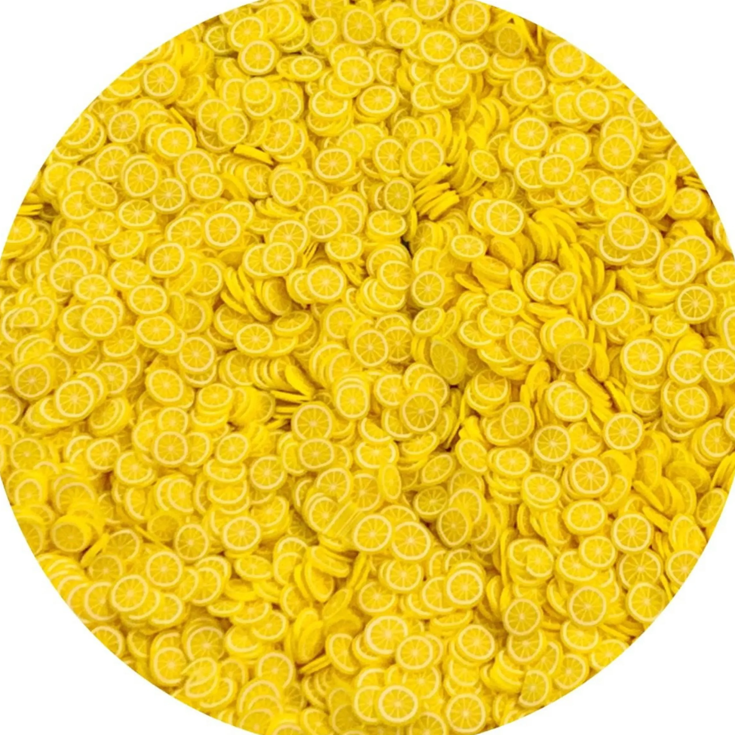 Lemon Fimo Slices