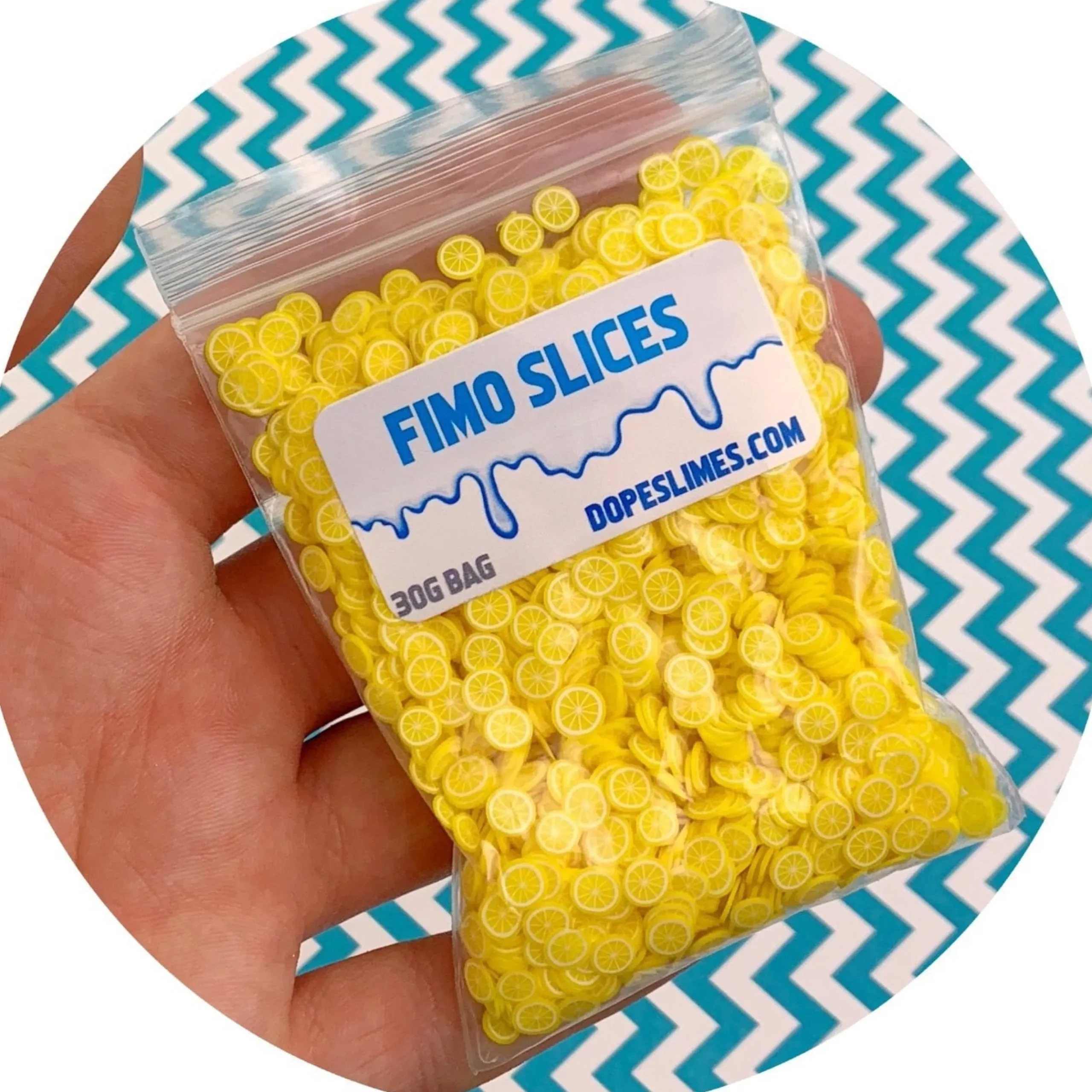Lemon Fimo Slices