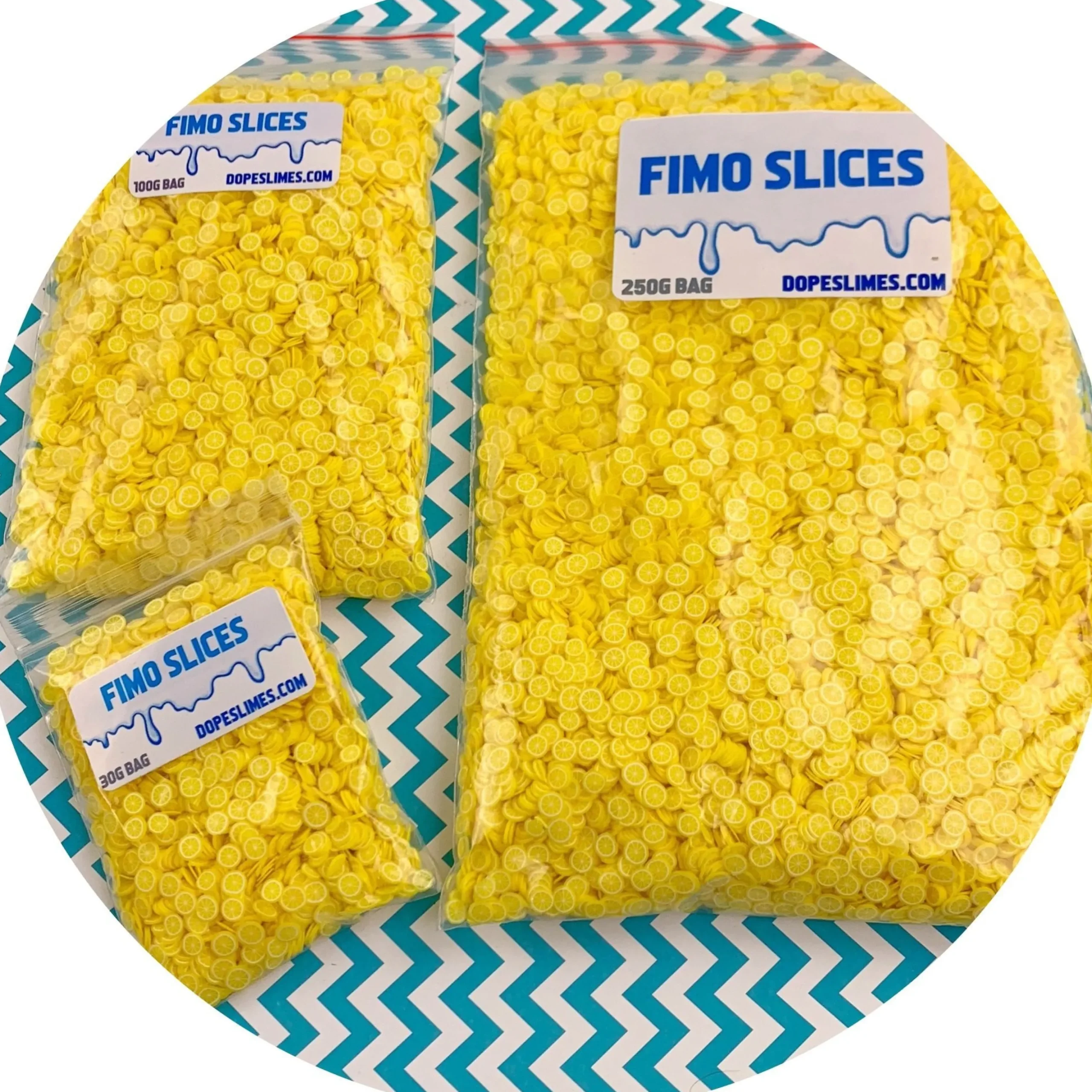 Lemon Fimo Slices