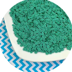 Lime Fimo Slices