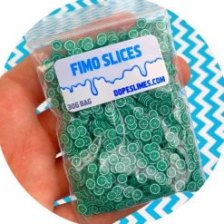 Lime Fimo Slices