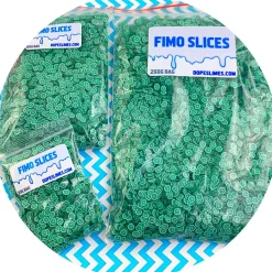Lime Fimo Slices