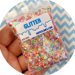 Multi Colored Stars Glitter