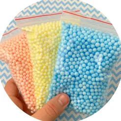 Multi-Pack Large Pastel Foam Beads