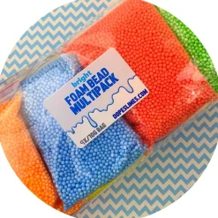 Multi-Pack Small Bright Foam Beads