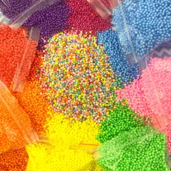 Multi-Pack Small Bright Foam Beads