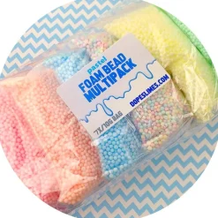 Multi-Pack Small Pastel Foam Beads