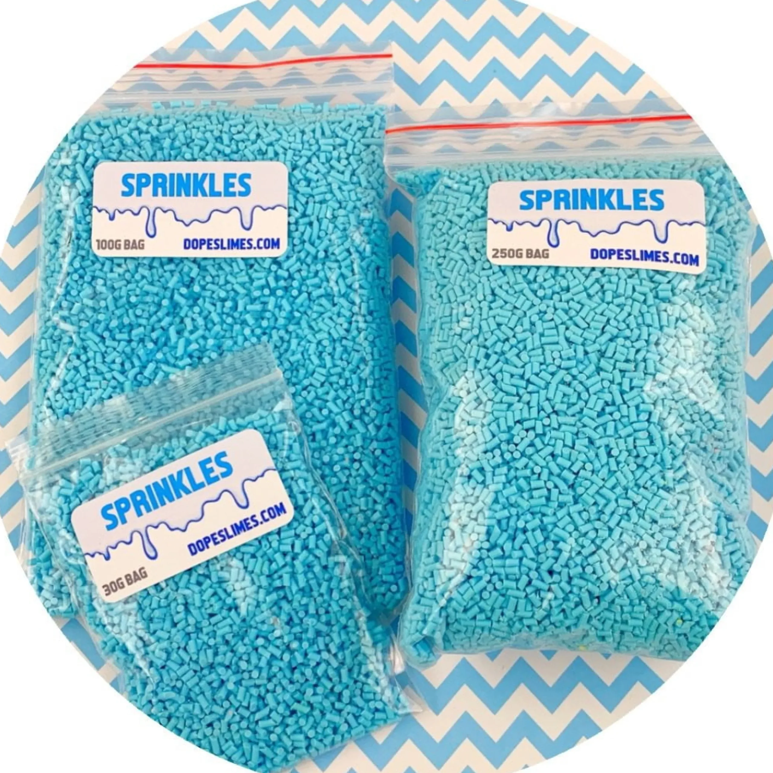 Pastel Blue Sprinkles