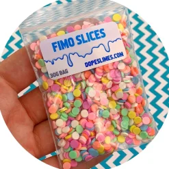 Pastel Circle Fimo Sprinkles