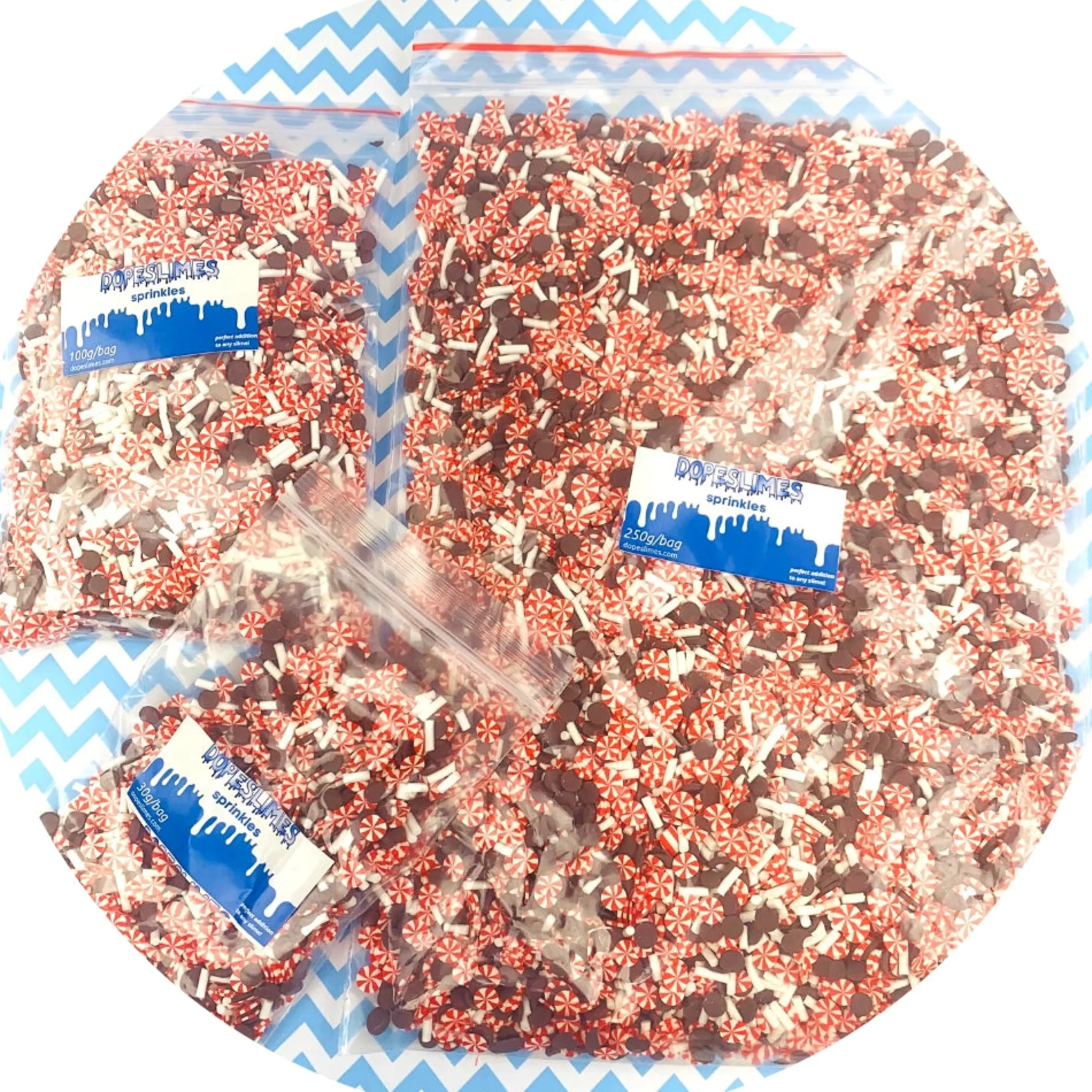 Peppermint Bark Sprinkle Mix