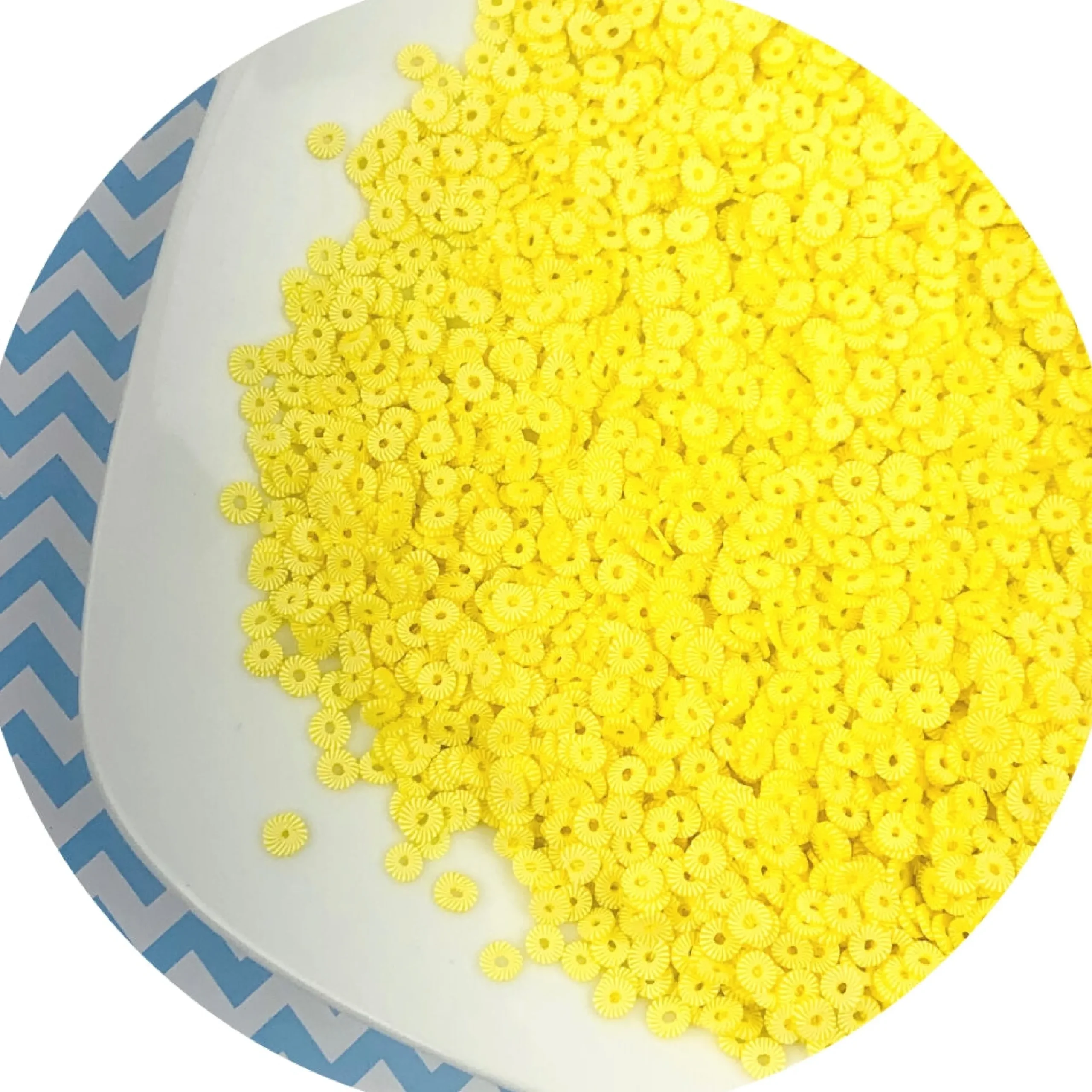 Pineapple Ring Fimo Slices