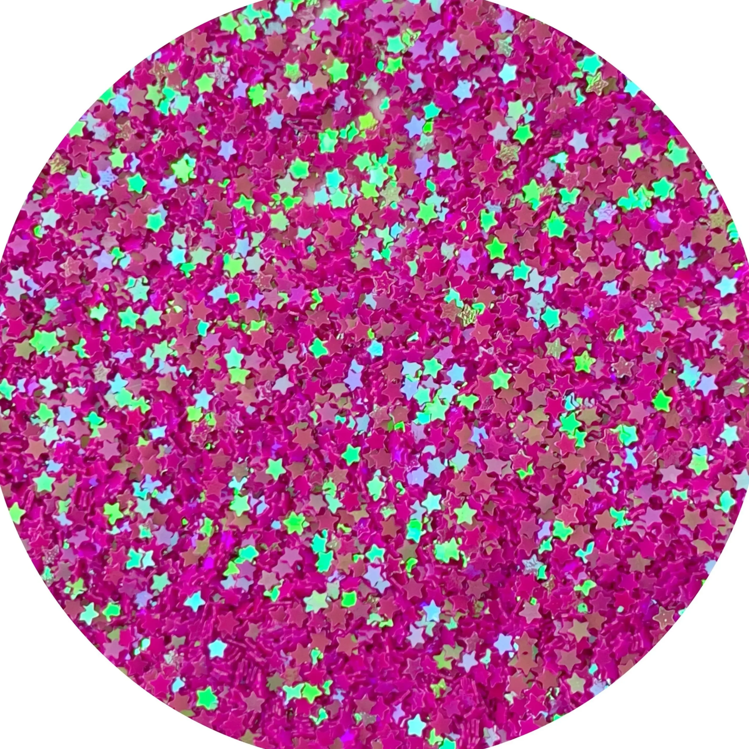 Purple Holographic Stars