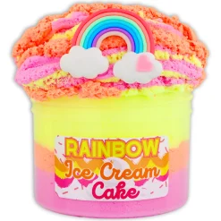 Rainbow Ice-Cream Cake