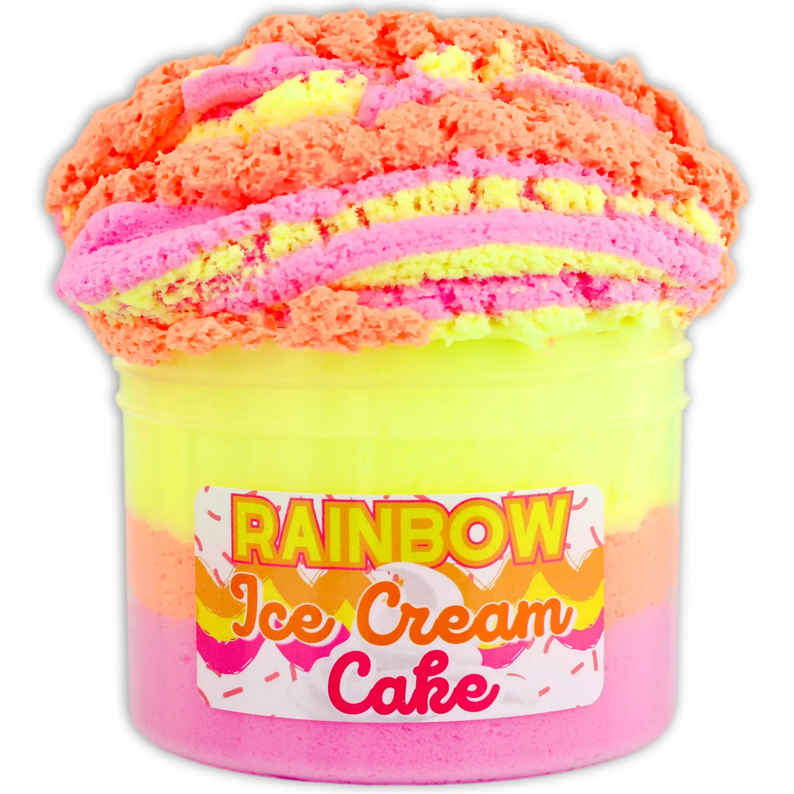 Rainbow Ice-Cream Cake