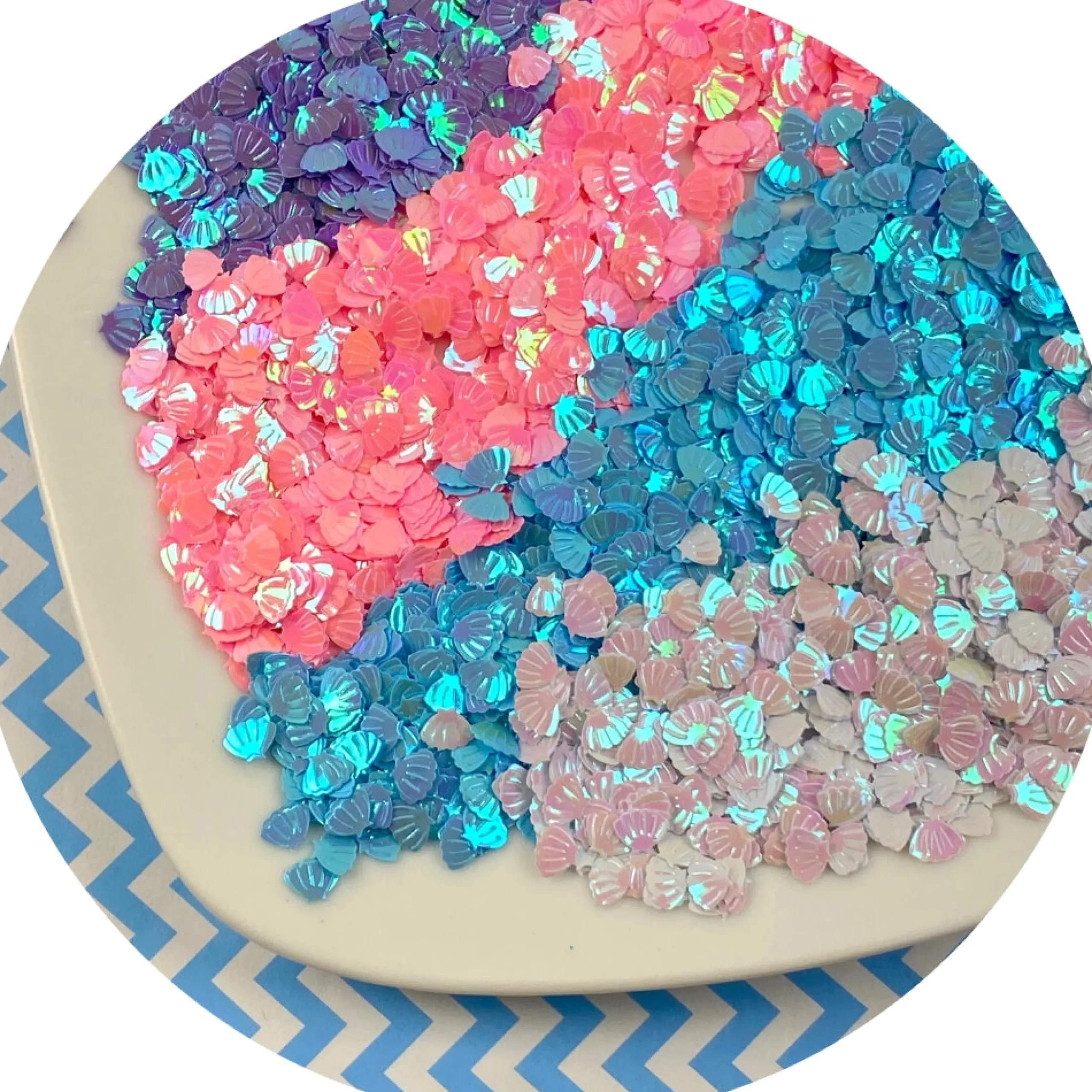 Sea Shell Glitter - 4 Colors!