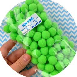 Single Colored Pom Poms