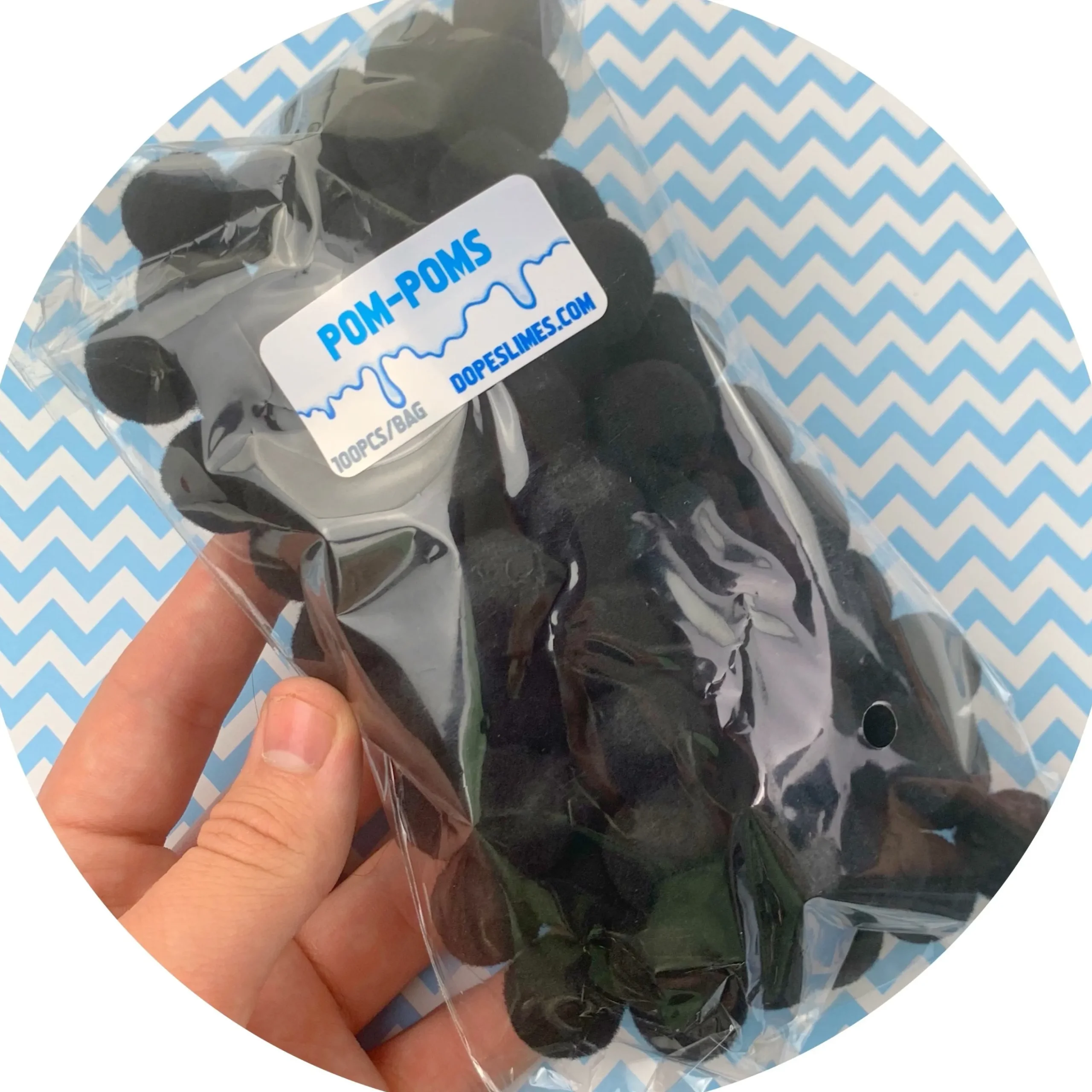Single Colored Pom Poms