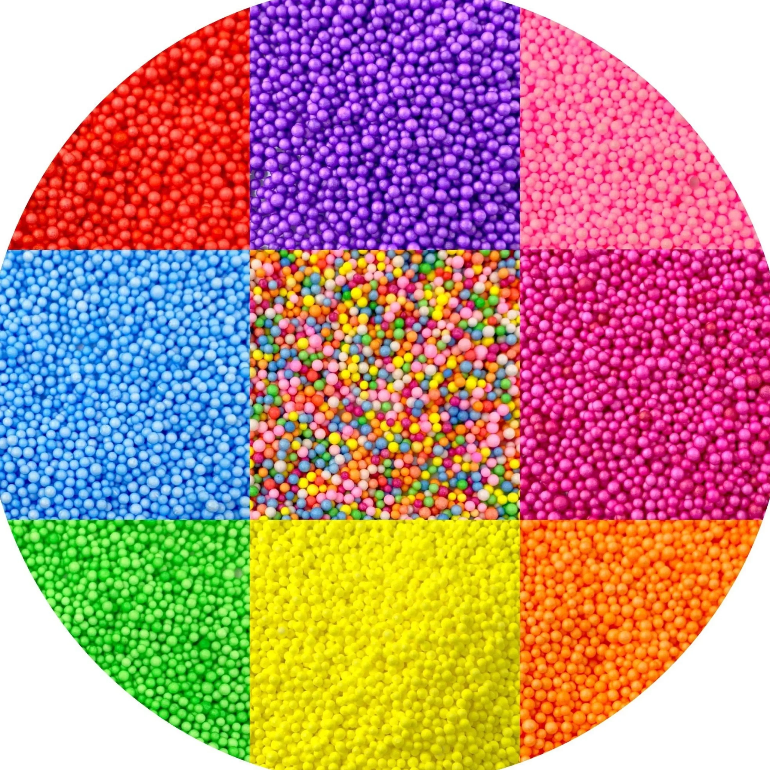 Small Bright Foam Beads