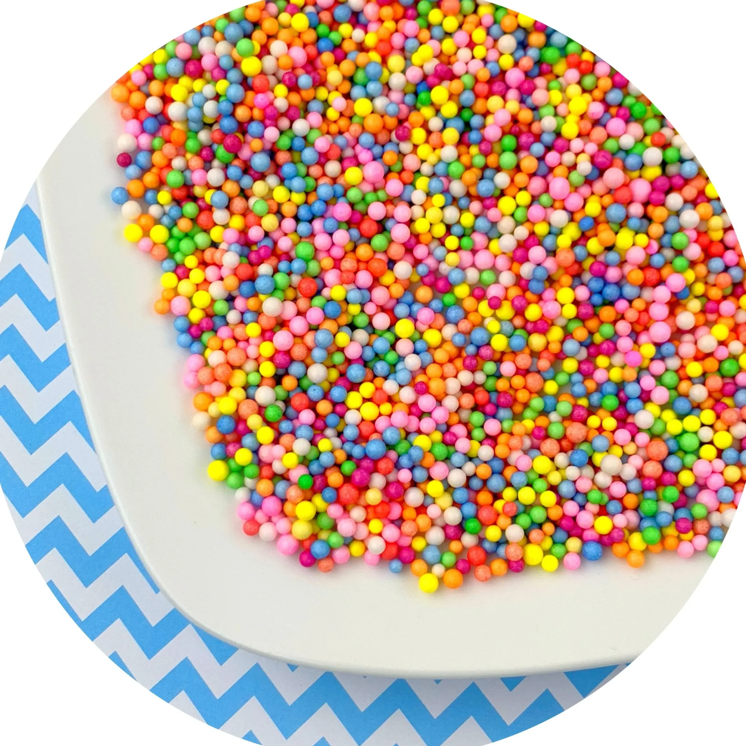 Small Bright Foam Beads
