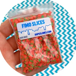 Strawberry Fimo Slices